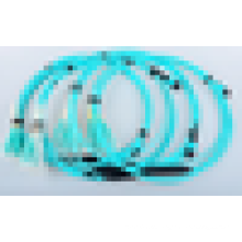 MPO LC cabo de remendo óptico da única fibra do modo com o cabo da fita da fibra óptica 12core / 24core / cabo G657A